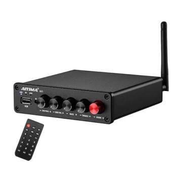 Amplificateur stéréo B01 Bluetooth 5.0 Digital 2.1 - Amplificateur Audio 50 W x 2 + 100 W Sub avec USB